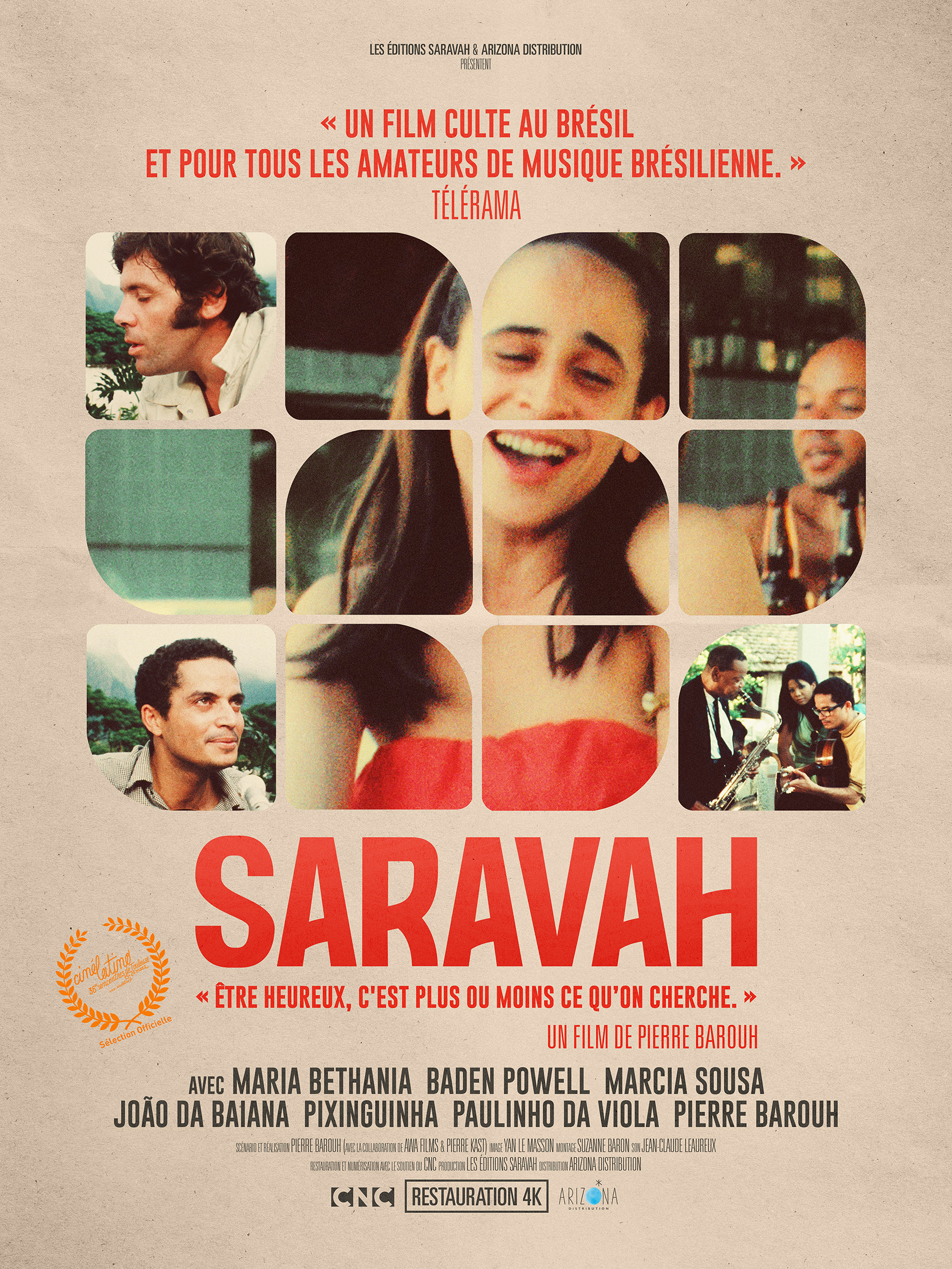 Projection du film  « Saravah » au cinéma « les toiles » , Saint-Gratien (95)  Samedi 8 mars 2025 à 17h30  et concert de  Maïa Barouh sur la scène du théâtre Jean Marais de Saint-Gratien